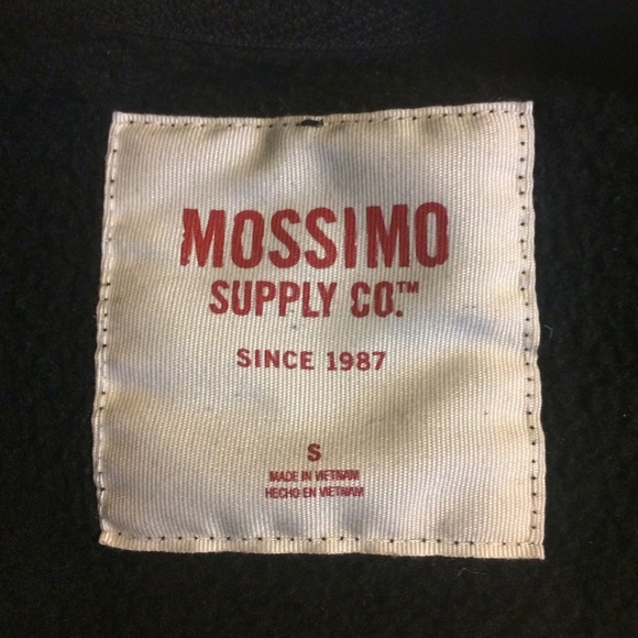 🌲3/$20 Cozy Crop Top Sweatshirt Athlethic Black Mossimo S - Picture 4 of 8